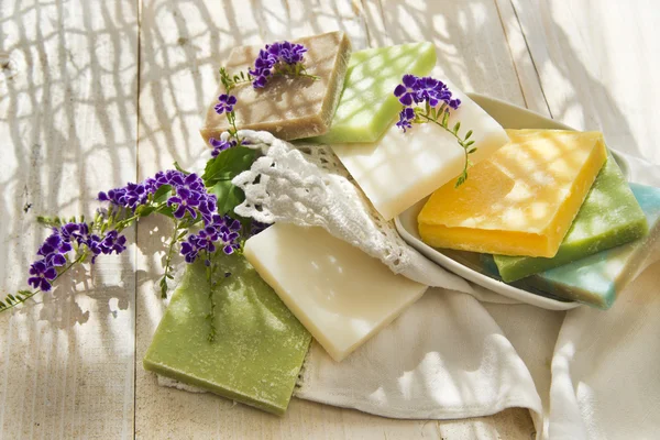 Flocons de savon colorés — Photo
