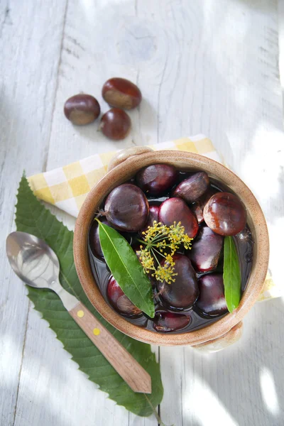 Boiled Chestnuts — Stock Photo, Image