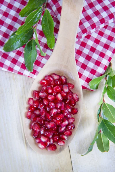 Product Of The Autumn Season Pomegranate — Stock Photo, Image