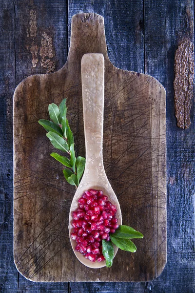 Product Of The Autumn Season Pomegranate — Stock Photo, Image