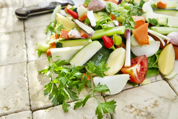 Mixed Vegetables For Soup — Stock Photo, Image