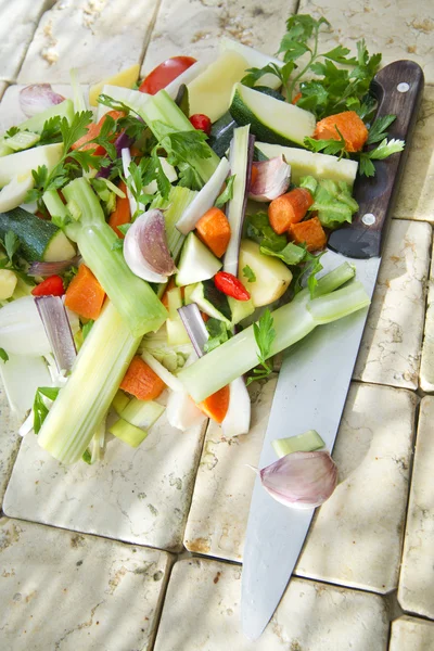 Mixed Vegetables For Soup — Stock Photo, Image