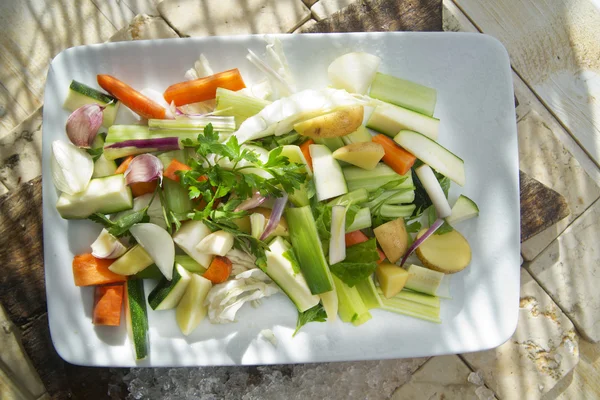 Míchaná zelenina na polévku — Stock fotografie