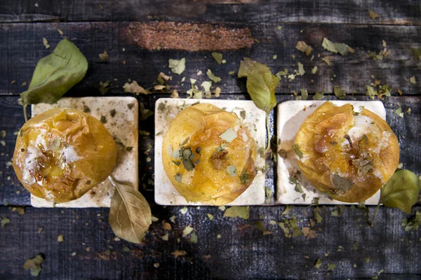 Manzanas al horno — Foto de Stock