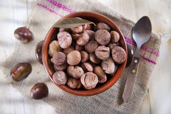 Boiled Chestnuts — Stock Photo, Image