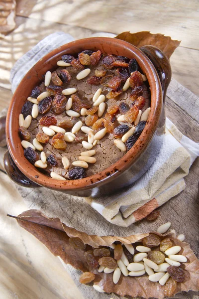 Cake made with chestnut flour — Stock Photo, Image