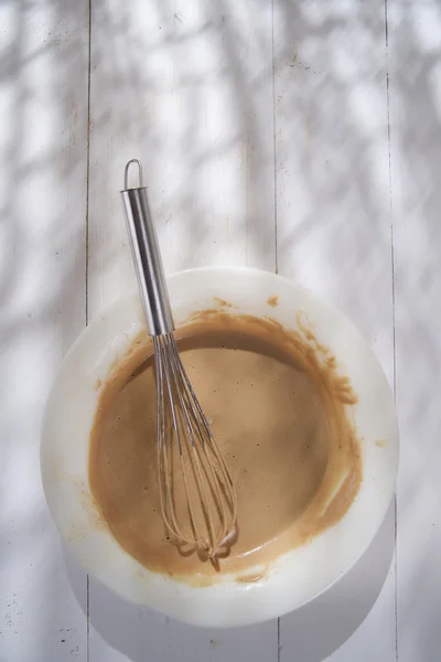 Crema batida con castaño —  Fotos de Stock