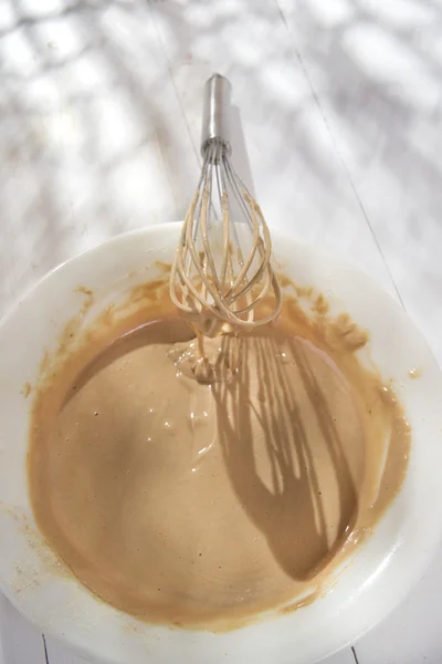 Crema batida con castaño —  Fotos de Stock