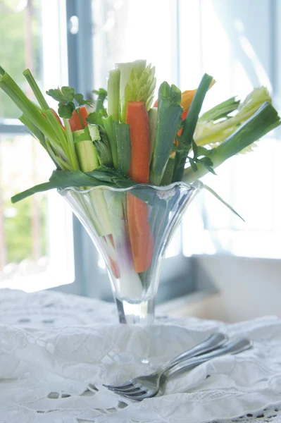 Presentation of mixed vegetables — Stock Photo, Image