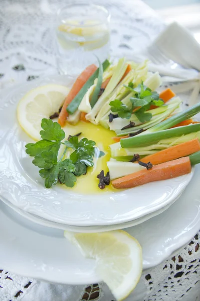 Presentation of mixed vegetables — Stock Photo, Image