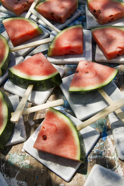 Rebanadas de sandía — Foto de Stock