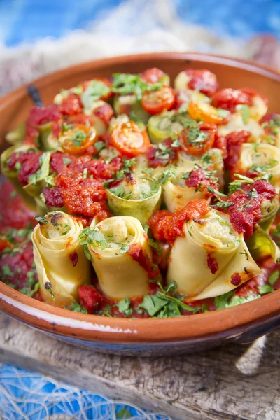 Roll mit Krabbenfleisch — Stockfoto