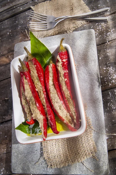 Spicy chili stuffing — Stock Photo, Image