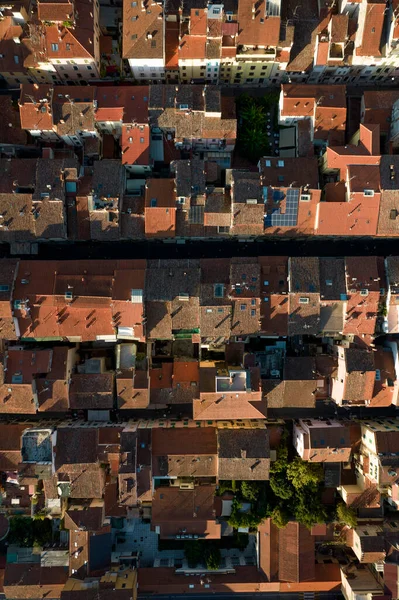Aerial Photographic Documentation Roofs Made Terracotta — Stock fotografie