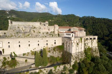Sahip Tuscany İtalya 'daki Malaspina şatosunun dış fotografik belgeleri