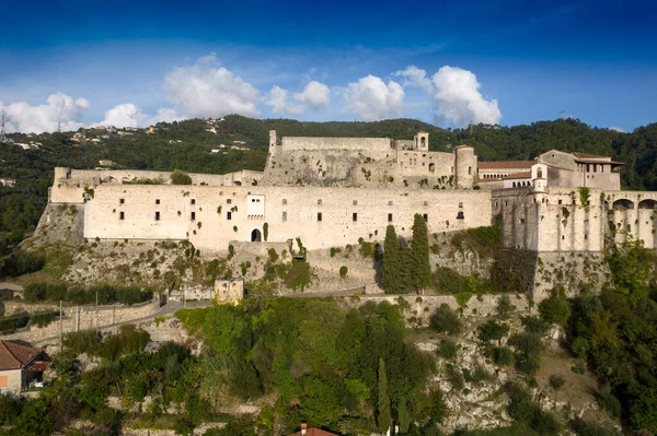 External Photographic Documentation Malaspina Castle City Massa Tuscany Italy — стоковое фото