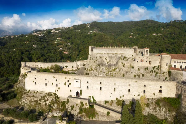 External Photographic Documentation Malaspina Castle City Massa Tuscany Italy — стоковое фото