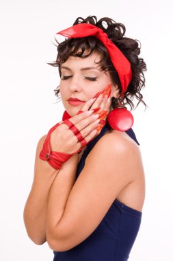 pin up tarzı portre