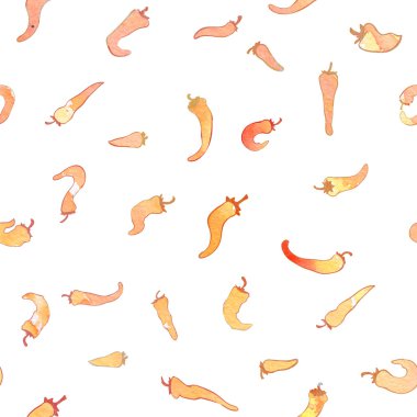 red hot peppers background seamless clipart