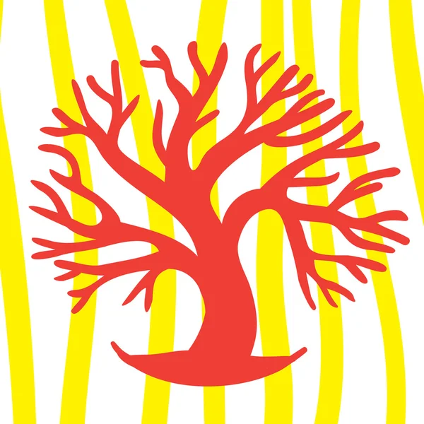 Arbre signe — Image vectorielle