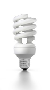 Compact fluorescent lamp clipart