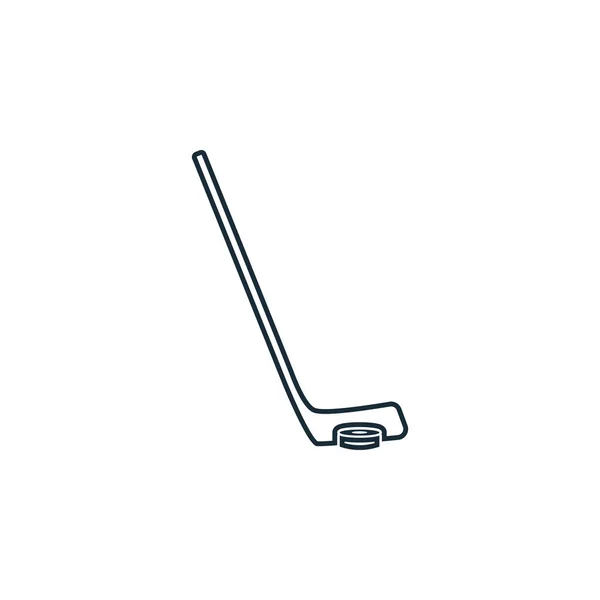 Hockey Deporte Icono Diseño Plantilla Elementos — Vector de stock