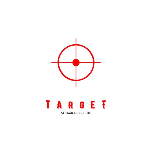 Target Logo Icon Vector Template Design — Stock Vector