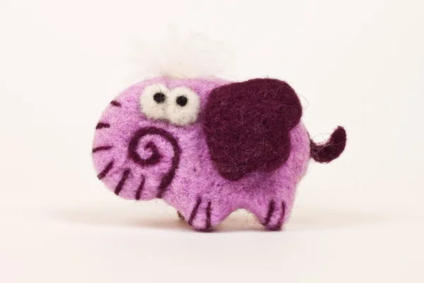 Sweet and soft pink elephant — Stock Image Sweet and soft pink elephant Stock Picture