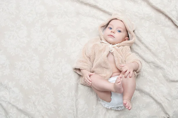 一个美丽的婴儿的肖像 — 图库照片