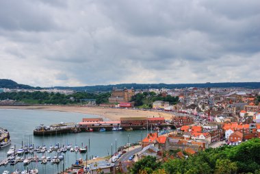 Scarborough Limanı ve plaj