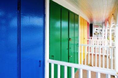 Colouful Beach Huts