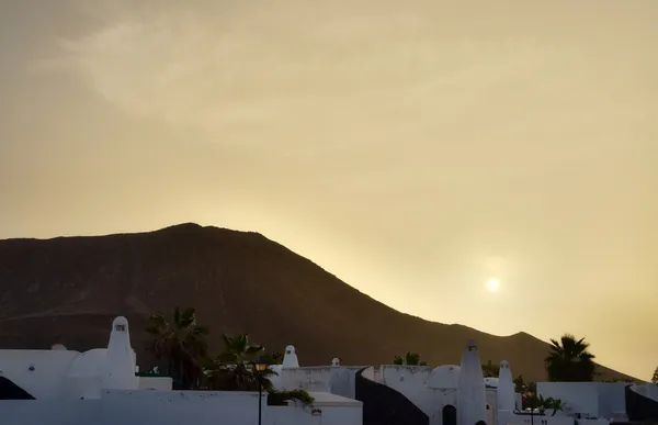 Lanzarote bij schemering of dawn — Stockfoto
