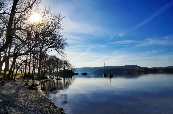 Reflexões em Lake Windermere — Fotografia de Stock