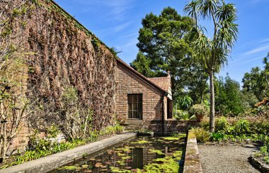 Logan botanik bahçeleri içinde duvar