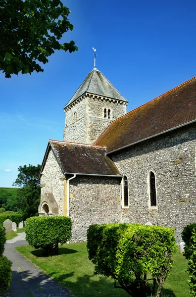 Iglesia de San Andrés, Bishopstone — Foto de Stock