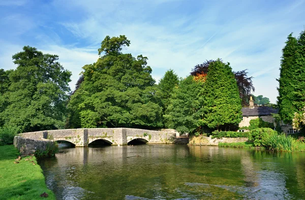 Ponte Sheepwash em Ashford-In-The-Water — Fotografia de Stock