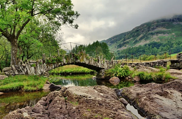 Puente Packhorse, Little Langdale, Cumbria —  Fotos de Stock