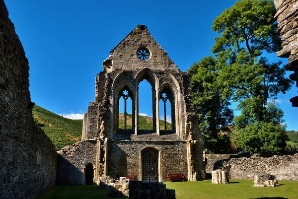 Valle crucis opatství v llantysilio, wales — Stock fotografie