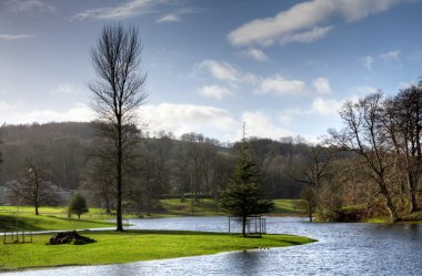 milnthorpe, cumbria içinde nehir bela
