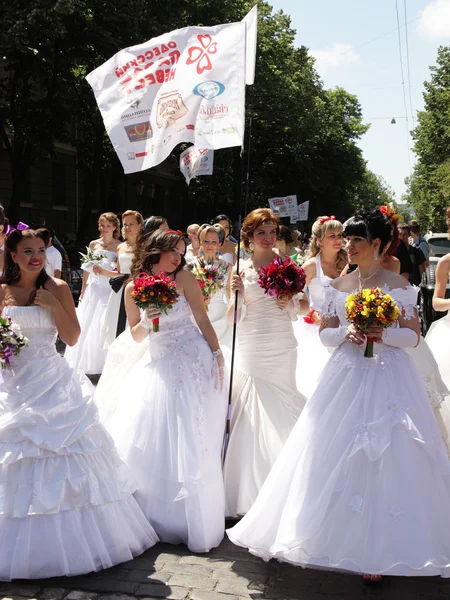 Menyasszony Parade Stock Kép