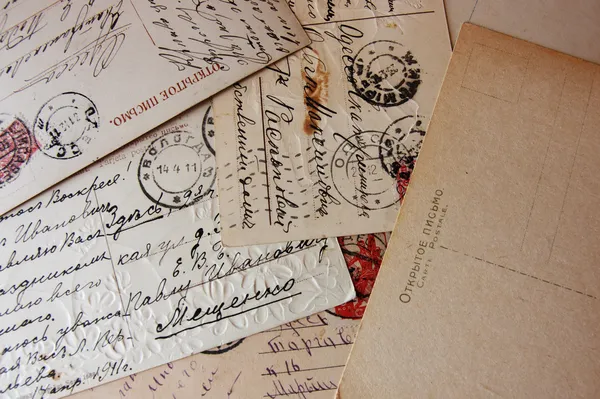 Old vintage letters — Stock Photo, Image