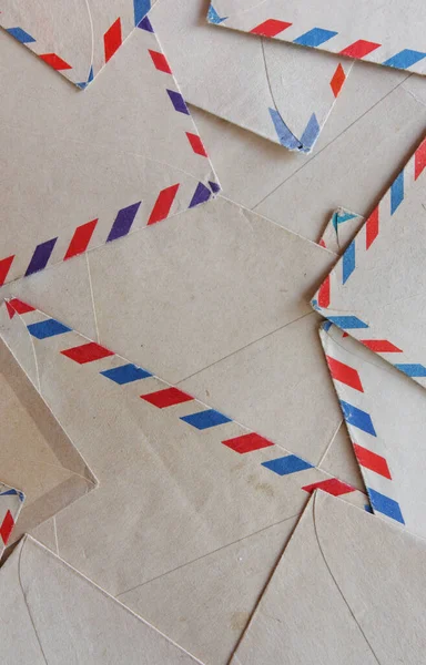 Image Vieilles Enveloppes Comme Fond Papier — Photo