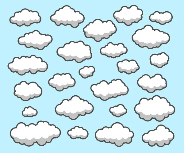 Nuvole, cielo — Vettoriale Stock