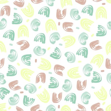 pürüzsüz basit çokrenkli el çizimi eğri çizgi şablonu arka planı