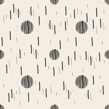 Monokrome 'un el yazısı, Polka Dot ve Çizgisi' yle kusursuz, sade, sade ve sade bir yer.