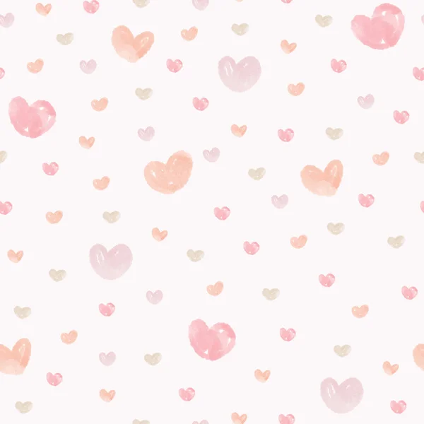 Fondo Patrón Día San Valentín Lindo Sin Costuras Con Forma — Vector de stock