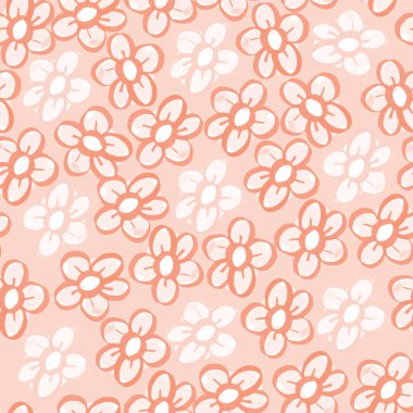 Kusursuz karalama çiçek deseni arkaplanı 