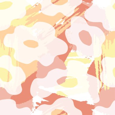 Kusursuz karalama çiçek desenli arkaplan