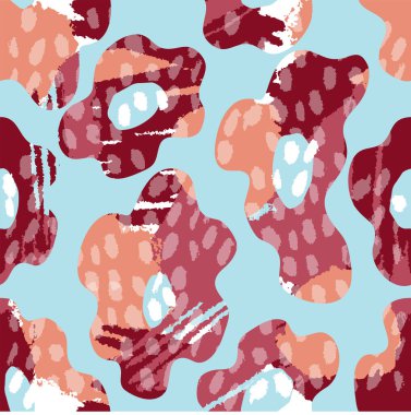 Kusursuz karışık çiçek desenli arkaplan