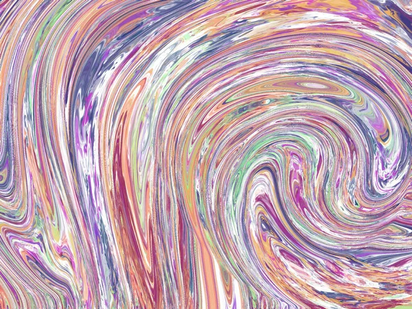Abstract Rainbow Fluid Pattern Background Marble Greeting Card Fabric — ストック写真